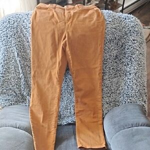 St. John's Bay Women's Straight Leg Jeans - Orange